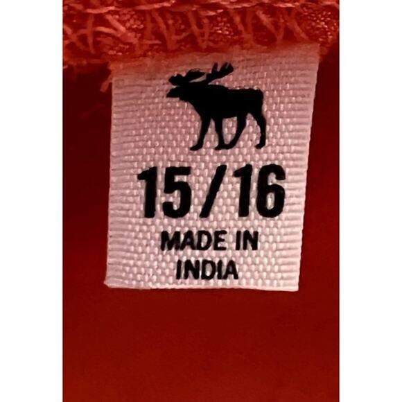 NWT Abercrombie Kids Orange Sleeveless Romper Girl Size 15 / 16 Spring Summer Fa - Picture 4 of 6